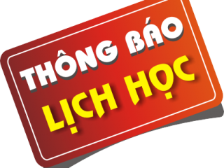 Lịch khai giảng